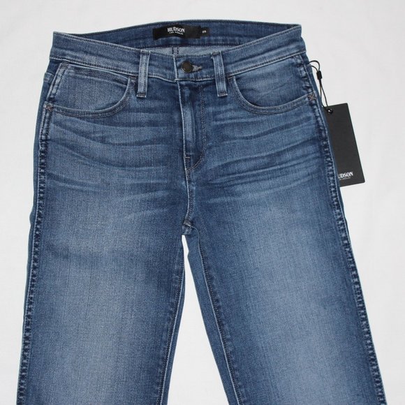 HUDSON NICO CIGARETTE CROP JEANS SZ 25